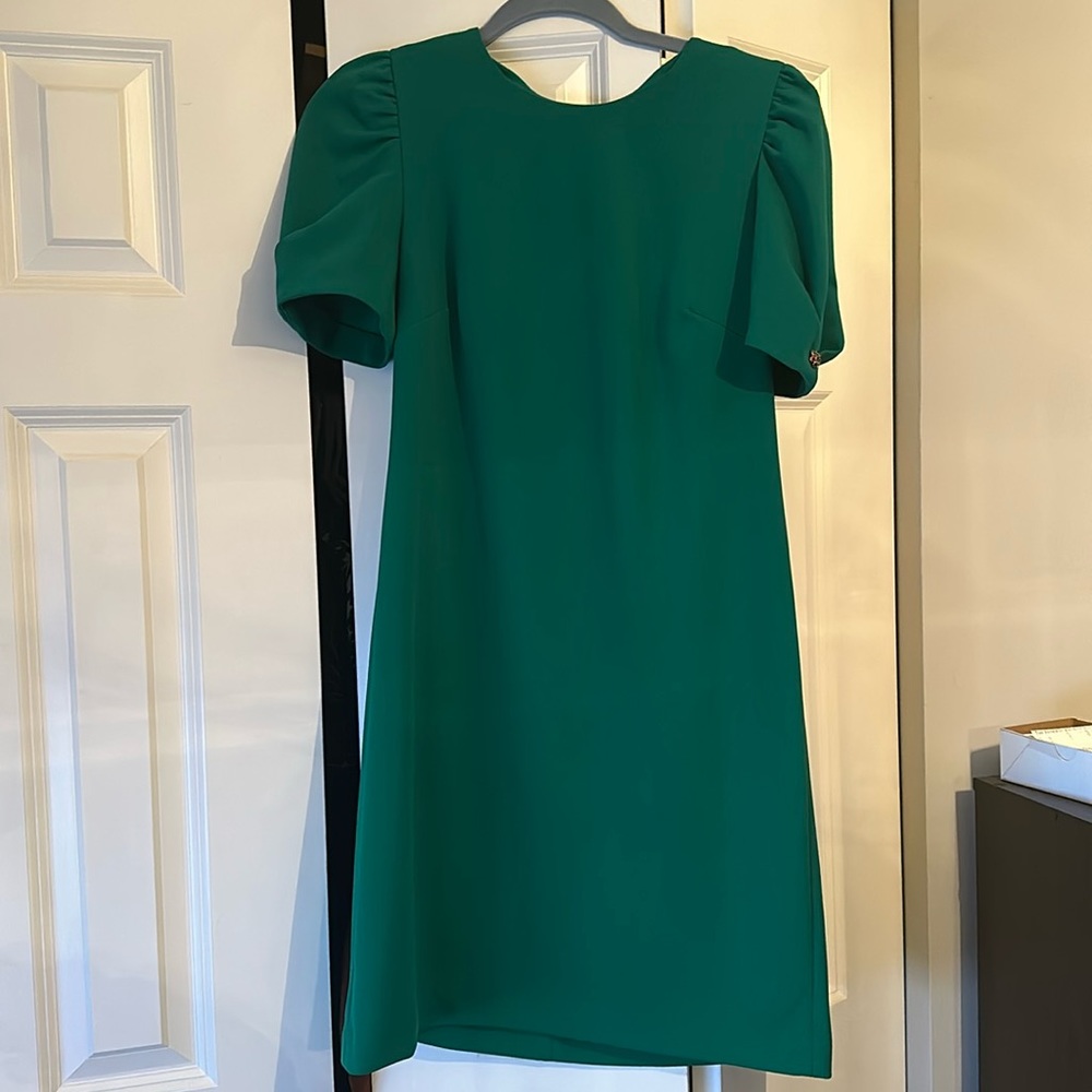 Green Calvin Klein cocktail dress